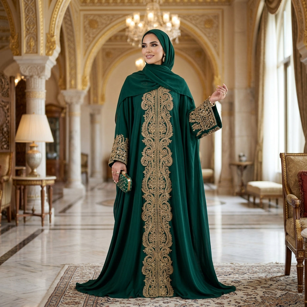 Embroidered Abaya