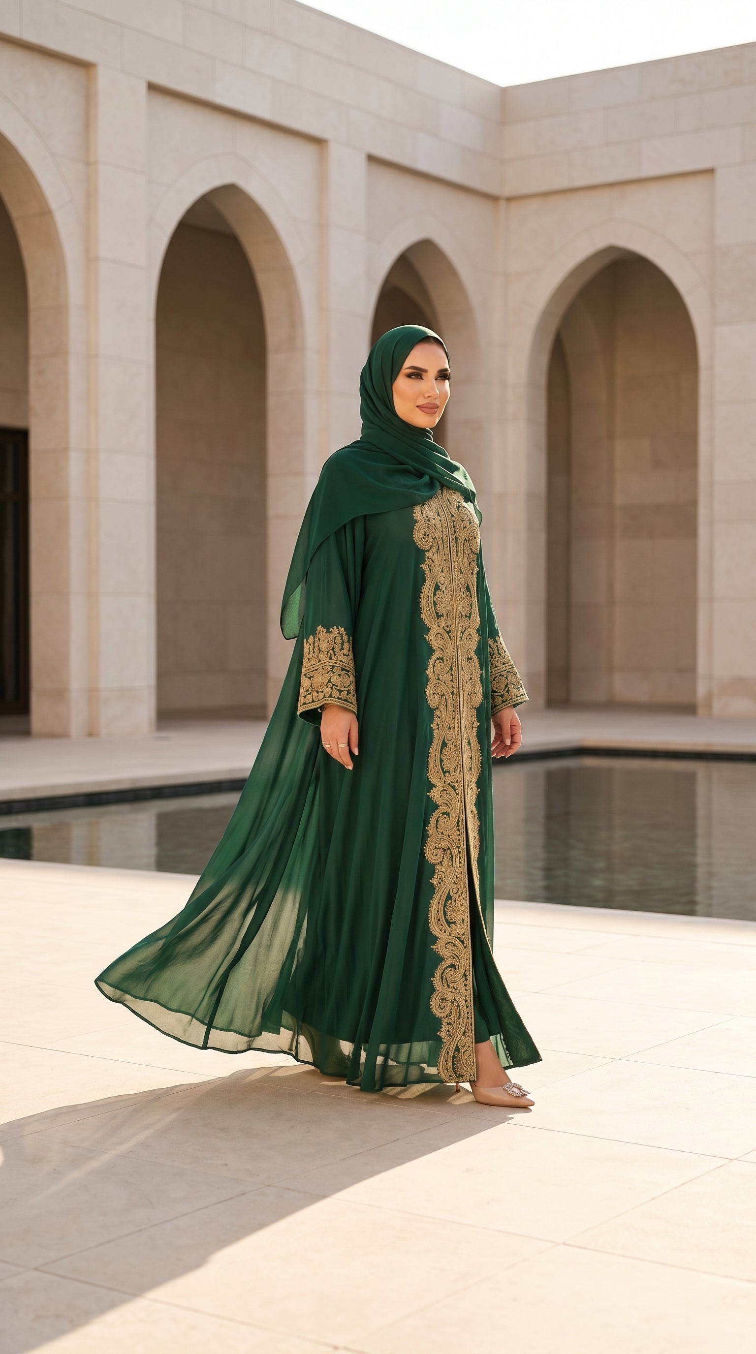 Emerald Noor Abaya