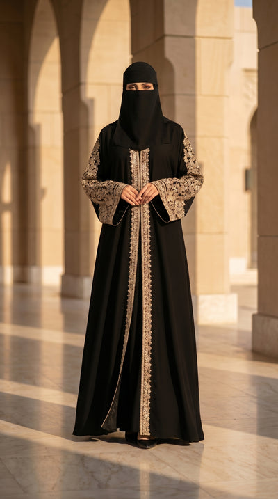 Imperial Black Abaya