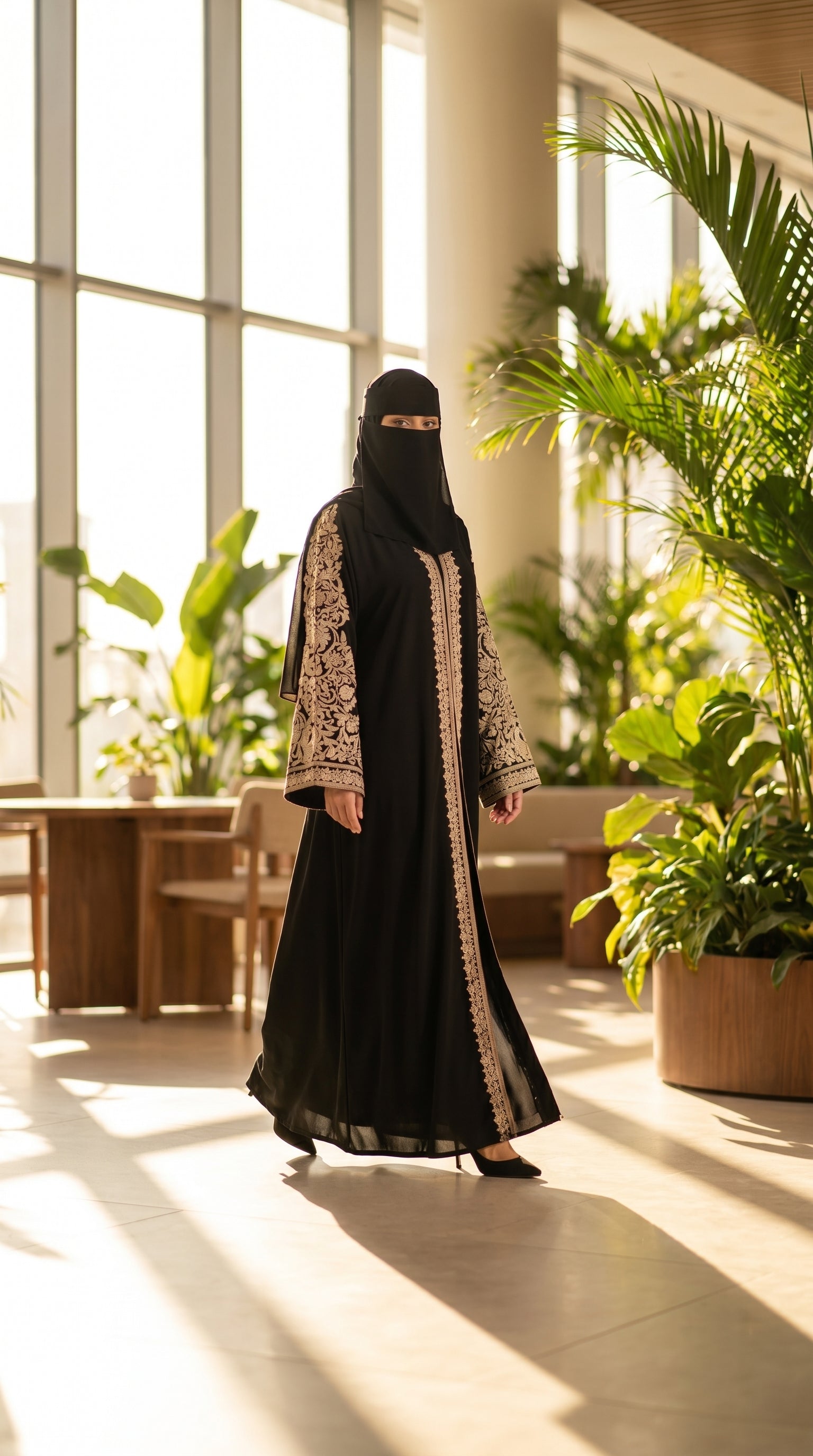 Imperial Black Abaya