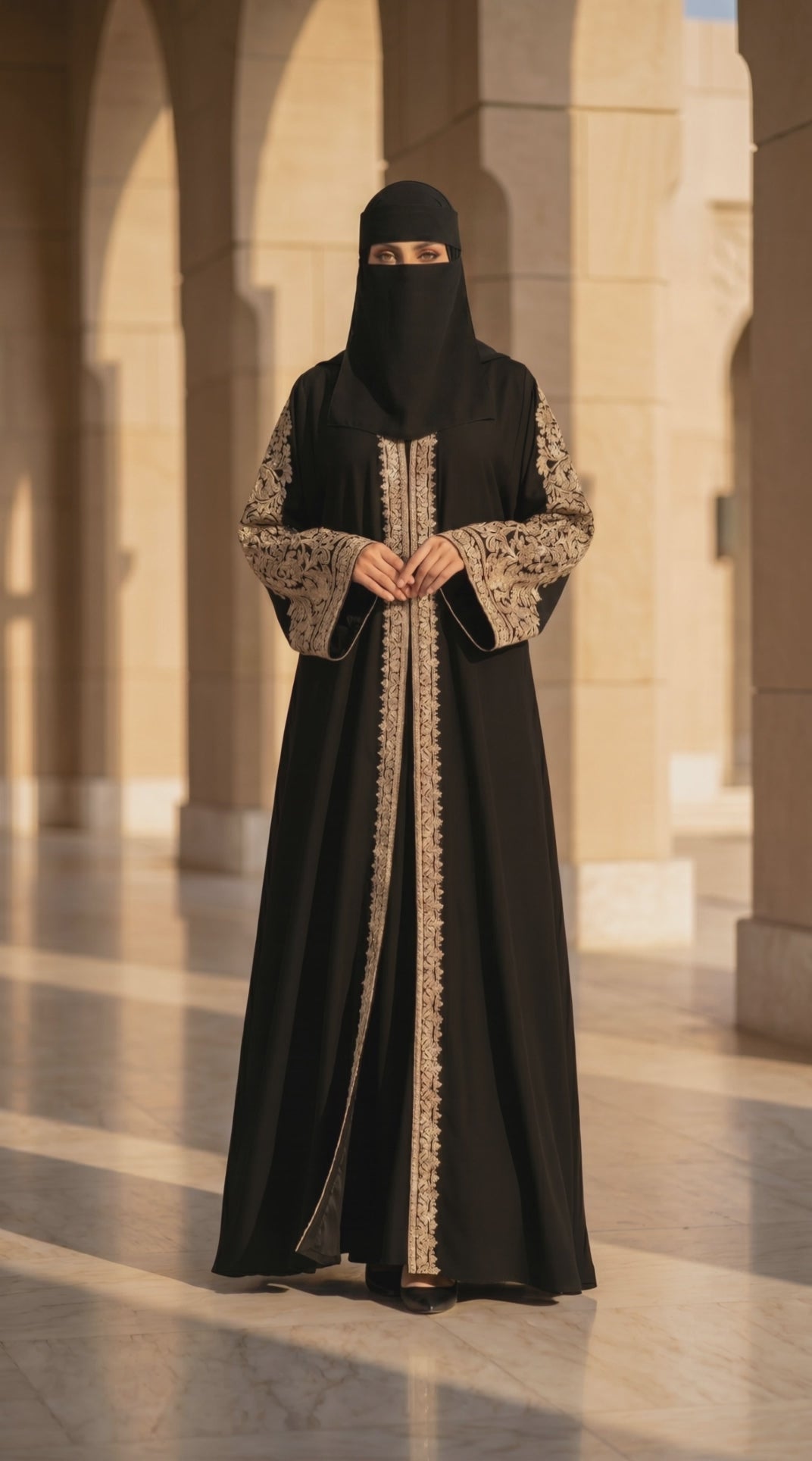 Imperial Black Abaya