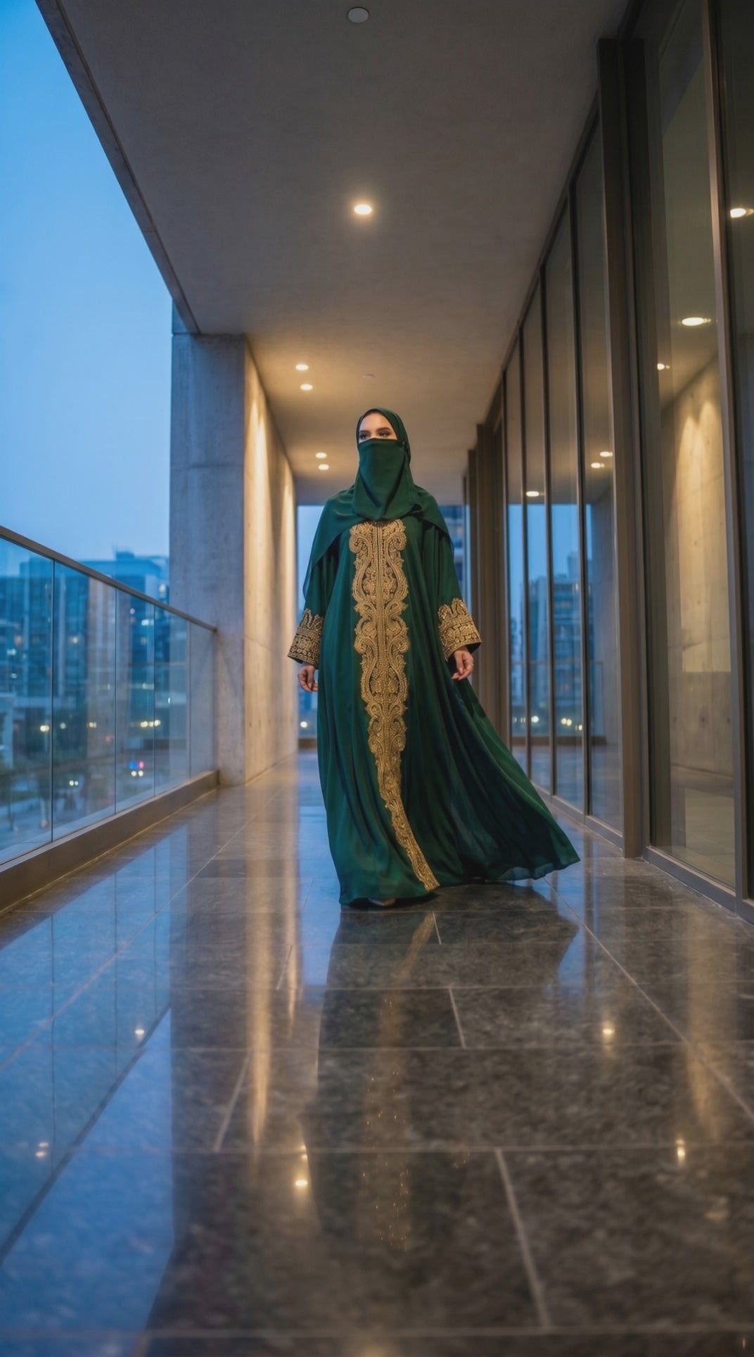 Emerald Noor Abaya